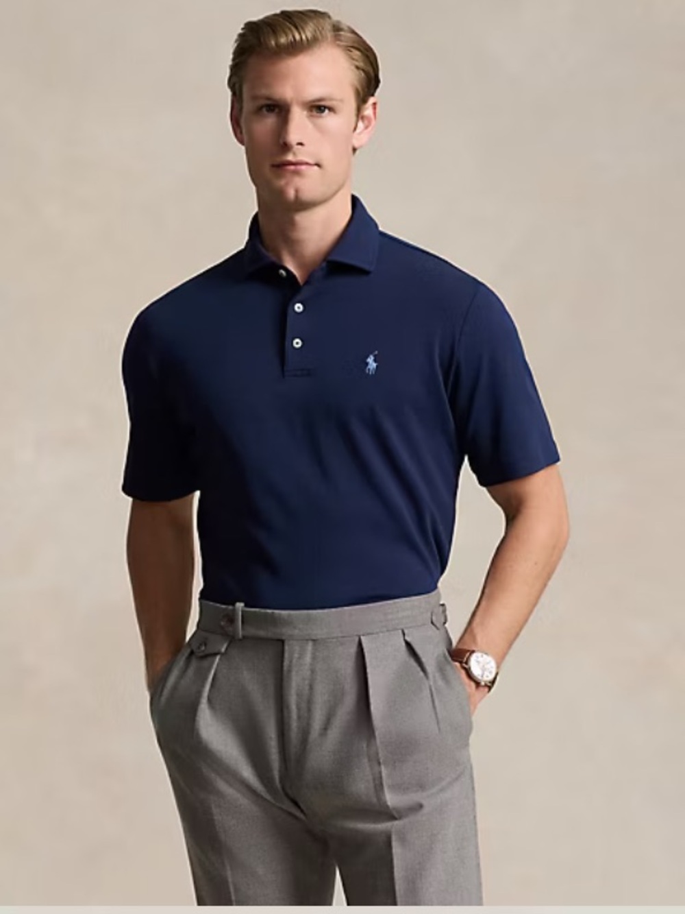 Classic Fit Soft Cotton Polo Shirt
Polo Ralph Lauren size large